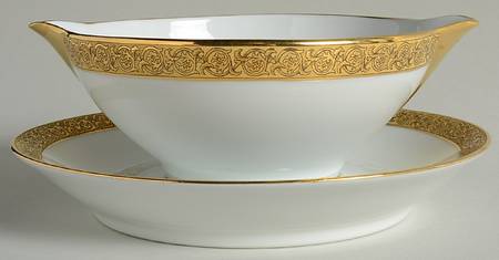 Havana Gravy Boat with Attached Underplate
