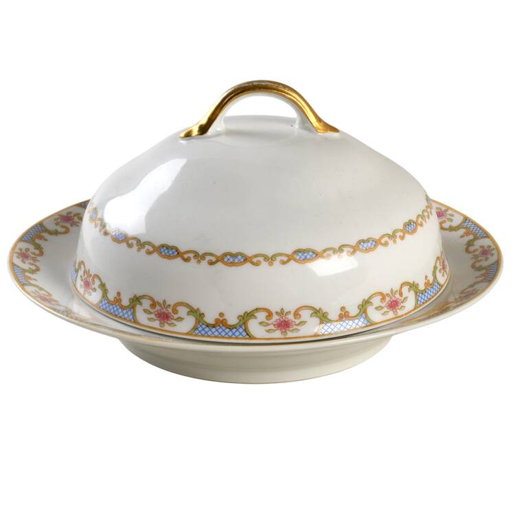 Head 123A Round Covered Butter with Strainer