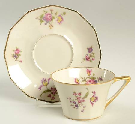 Head 174 Flat Cup & Saucer Set by Charles Field Haviland