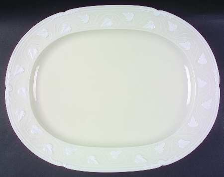 Imperatrice Ivory 17" Oval Serving Platter