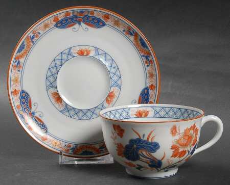 Les Papillons Footed Cup & Saucer Set