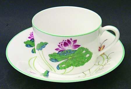 Lotus Flat Cup & Saucer Set