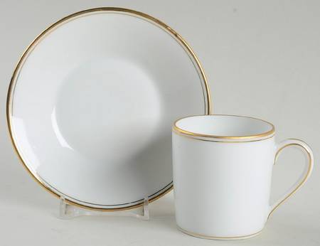 Lucienne Flat Demitasse Cup & Saucer Set