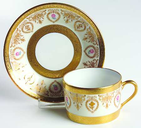 Marie Antoinette Flat Cup & Saucer Set