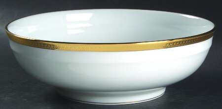 Malmaison Gold 9" Salad Serving Bowl