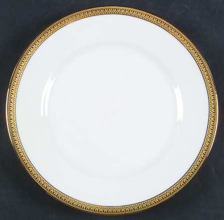Malmaison Gold Dessert Luncheon Plate