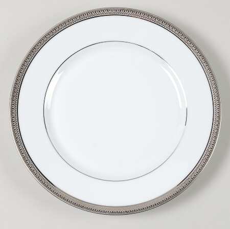 Malmaison Platinum (No Verge) Dessert Luncheon Plate