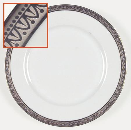Malmaison Platinum (No Verge) Salad Plate