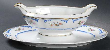 Marjolaine Gravy Boat with Attached Underplate