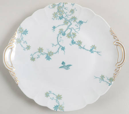 Mesanges Handled Cake Plate by Charles Field Haviland