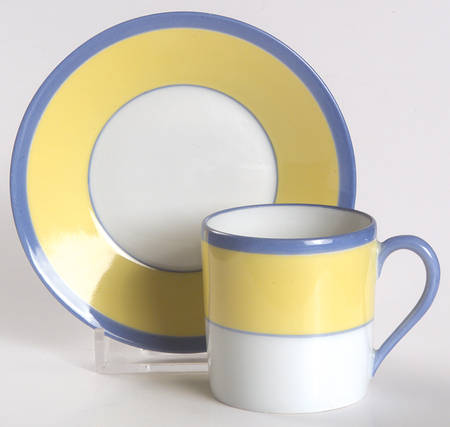 Monet Flat Demitasse Cup & Saucer Set