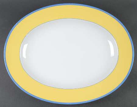 Monet 15" Oval Serving Platter