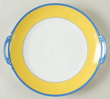 Monet Handled Cake Plate