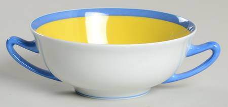Monet Flat Cream Soup Bowl