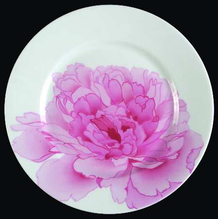 Pivoine De Chine De Canovas Dessert Luncheon Plate