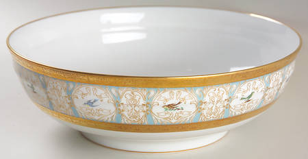 Pompadour 10" Large Salad Serving Bowl