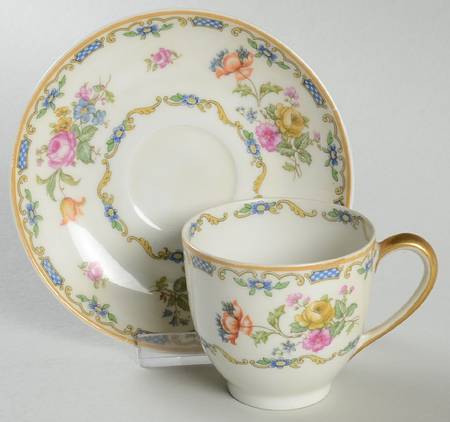 The Rochelle Flat Demitasse Cup & Saucer Set