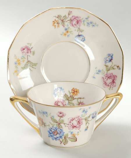Rosario Flat Bouillon Cup & Saucer