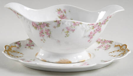 Schleiger 1289 Gravy Boat & Underplate by Charles Field Haviland