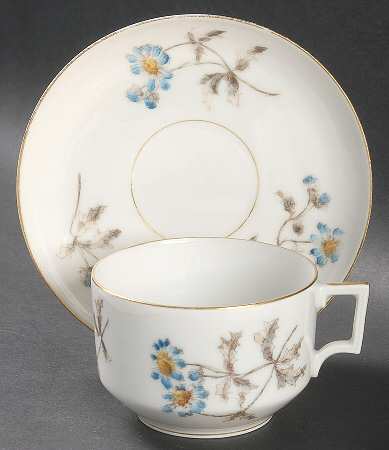 Schleiger 1311 Flat Cup & Saucer Set
