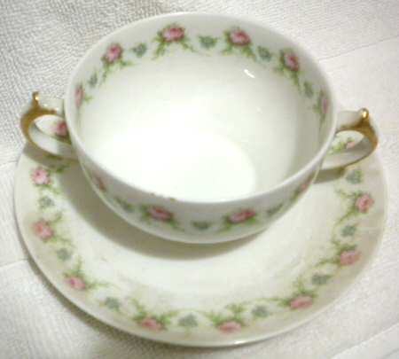 Schleiger 1348 Bouillon Cup & Saucer