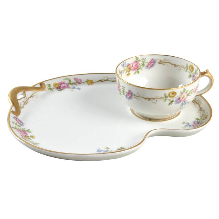 Schleiger 190 Snack Plate & Cup Set