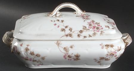 Schleiger 373 Rectangular Covered Vegetable by Charles Field Haviland