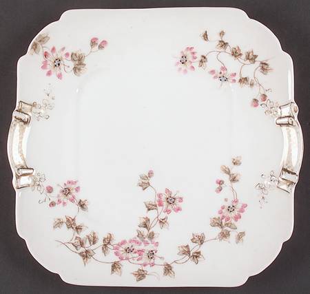 Schleiger 373 Square Handled Cake Plate