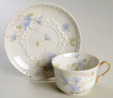 Schleiger 378E Flat Cup & Saucer Set