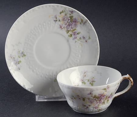 Schleiger 384h Flat Cup & Saucer Set