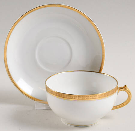 Schleiger 403 Flat Cup & Saucer Set