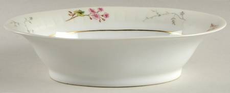 Spring Blossom 9" Oval Vegetable Bowl