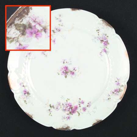 The Trocadero Luncheon Plate