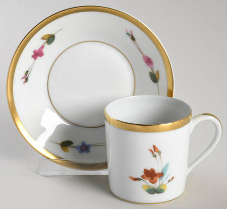 Winterthur Flat Demitasse Cup & Saucer Set