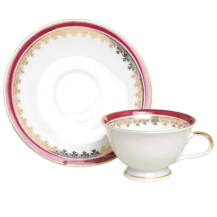 Chateau Footed Demitasse Cup & Saucer Set