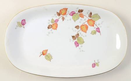 Fall Symphony 13" Oval Serving Platter by Chalfonte