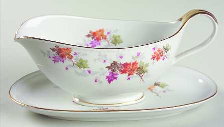Indian Summer Gravy Boat & Underplate/Relish