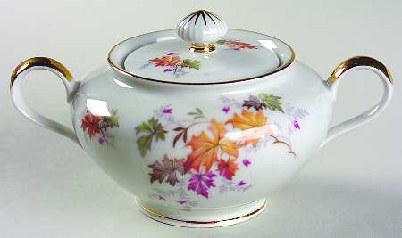 Indian Summer Sugar Bowl & Lid
