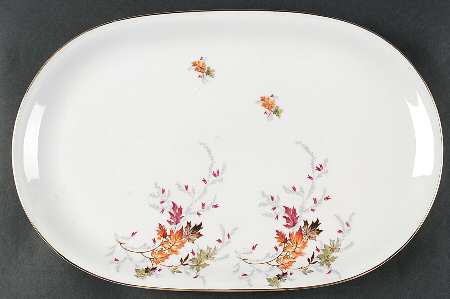 Indian Summer 15" Oval Serving Platter