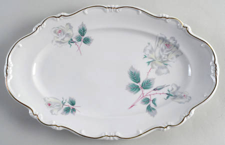 Kashmiri Rose 13" Oval Serving Platter