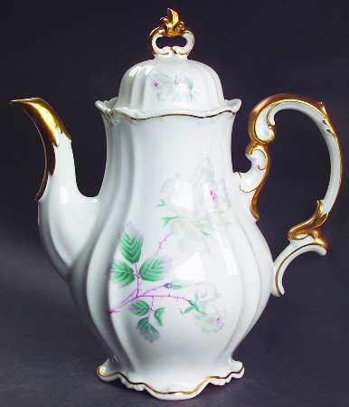 Kashmiri Rose Coffee Pot & Lid