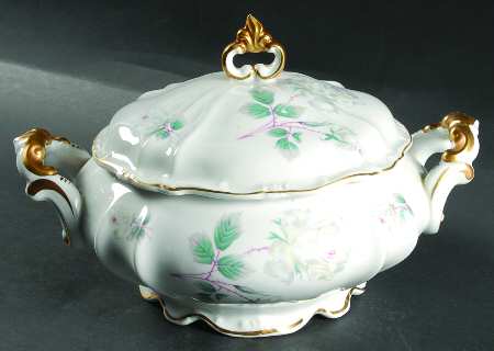 Kashmiri Rose Round Covered Vegetable