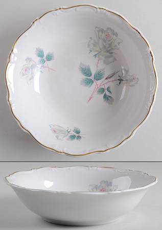 Kashmiri Rose 9" Round Vegetable Bowl