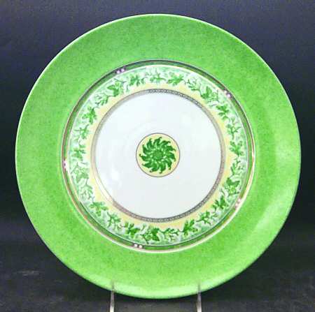 Floral Green 12" Chop Plate (Round Platter)