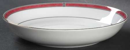 Oceana Red Soup/Cereal Bowl