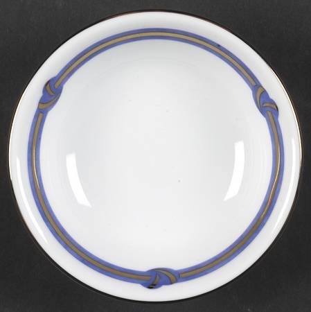 Rubanea Blue Coupe Bone Bowl