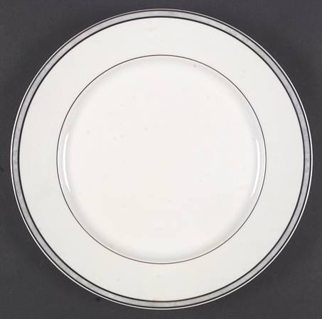 Rubanea Grey Accent Dinner Plate