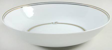 Rubanea Grey 10" Large Salad Serving Bowl