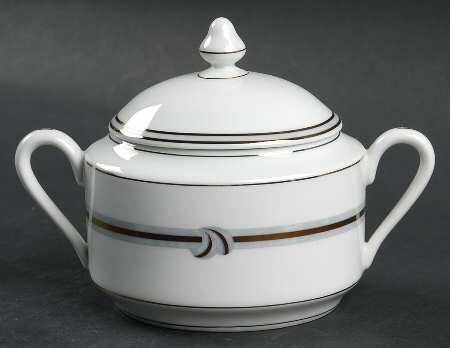 Rubanea Grey Sugar Bowl & Lid