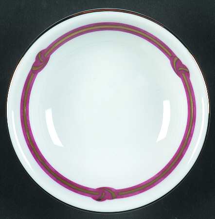 Rubanea Red Coupe Bone Bowl